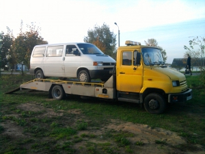 Эвакуация микроавтобуса