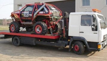 Перевозка авто на спецтехнике